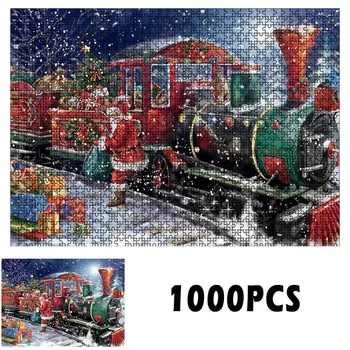 1000pcs Christmas Santa Jigsaw Paper Puzzle Kids Children Toy Xmas Gift Beautiful Panoramic Puzzle 75*50cm Thick Cardboard
1000pcs Christmas Santa Jigsaw Paper Puzzle Kids Children Toy Xmas Gift Beautiful Panoramic Puzzle 75*50cm Thick Cardboard