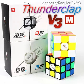 Cube 3x3x3 Puzzle Magnetc Cube 3x3 Thunderclap V3 M Regular & Magnetic Magic Speed Cube MoFangGe Professional Magico Cubo Toy
Cube 3x3x3 Puzzle Magnetc Cube 3x3 Thunderclap V3 M Regular & Magnetic Magic Speed Cube MoFangGe Professional Magico Cubo Toy