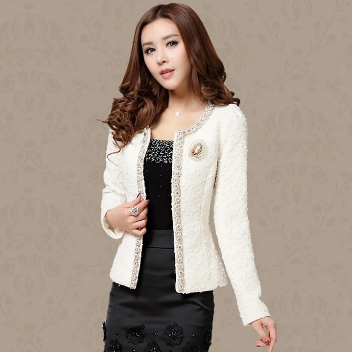 2019 Spring Autumn Women Blazers And Jackets Suit Short Paragraph Slim Small Fragrant Wind Blazer Jacket Plus Size 3XL Outwear
2019 Spring Autumn Women Blazers And Jackets Suit Short Paragraph Slim Small Fragrant Wind Blazer Jacket Plus Size 3XL Outwear