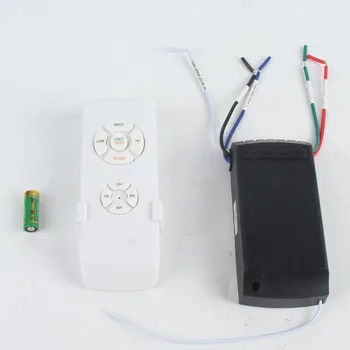 Universal Ceiling Fan Lamp Remote Control Kit 110-240V Timing Wireless Control Switch Adjusted Wind Speed Transmitter Receiver
Universal Ceiling Fan Lamp Remote Control Kit 110-240V Timing Wireless Control Switch Adjusted Wind Speed Transmitter Receiver
