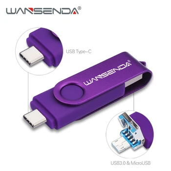 WANSENDA High Speed USB Flash Drive OTG 3 in 1 USB3.0 & Type-C & Micro USB Stick Pen Drive 512GB 256GB 128GB 64GB 32GB Pendrive
WANSENDA High Speed USB Flash Drive OTG 3 in 1 USB3.0 & Type-C & Micro USB Stick Pen Drive 512GB 256GB 128GB 64GB 32GB Pendrive
