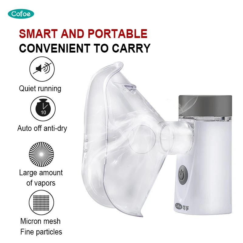 Cofoe Compressor Nebulizer Machine Home Use Handheld Portable Nebulizer Asthma Mini Atomizer Inhaler for Baby Cough
Cofoe Compressor Nebulizer Machine Home Use Handheld Portable Nebulizer Asthma Mini Atomizer Inhaler for Baby Cough