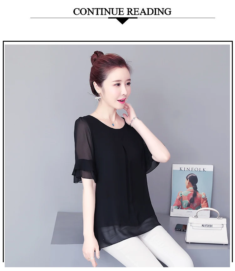 Women Blouses Solid 2020 Summer New Short- Sleeve V-Neck Lace up Shirt Female Chiffon Womens Plus Size Tops Slim Clothing NS4544 Women Blouses Solid 2020 Summer New Short- Sleeve V-Neck Lace up Shirt Female Chiffon Womens Plus Size Tops Slim Clothing NS4544