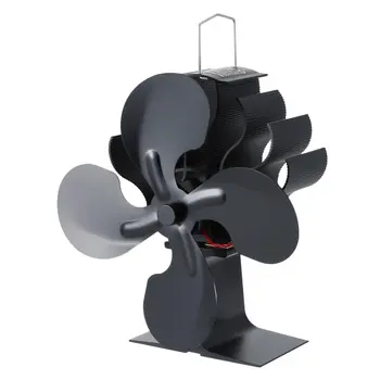 Black Fireplace 4 Blade Heat Powered Stove Fan komin Log Wood Burner Eco Friendly Quiet Fan Home Efficient Heat Distribution
Black Fireplace 4 Blade Heat Powered Stove Fan komin Log Wood Burner Eco Friendly Quiet Fan Home Efficient Heat Distribution
