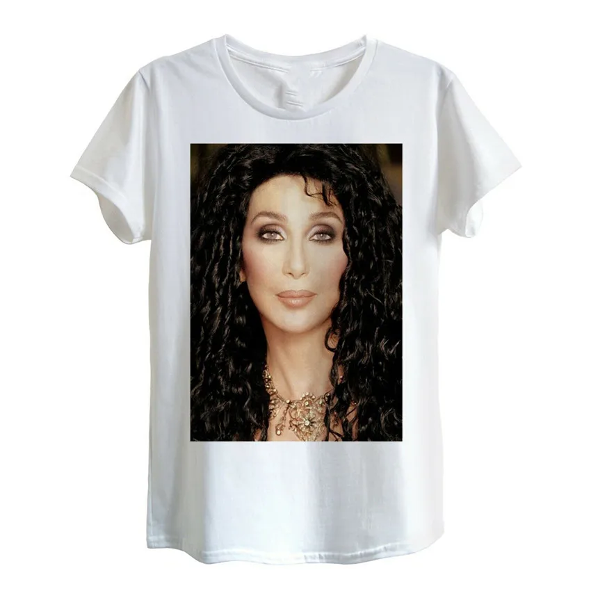 

Cher T Shirt Here We Go Again Concert Tour Believe I Got You Babe Unisex Women High Quality Tee Shirt
