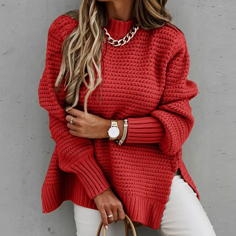 Plus Size Knitted Sweater Winter Women Fashion Round Neck Lantern Long-Sleeved Pullover Blouse Leisure Loose Solid Slim Sweater
Plus Size Knitted Sweater Winter Women Fashion Round Neck Lantern Long-Sleeved Pullover Blouse Leisure Loose Solid Slim Sweater