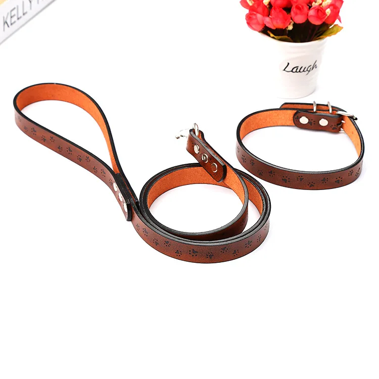 New Style Pet Dog Hide Substance Printed Dog Paw Prints Neck Ring Haulage Rope Package Hot Sales
New Style Pet Dog Hide Substance Printed Dog Paw Prints Neck Ring Haulage Rope Package Hot Sales