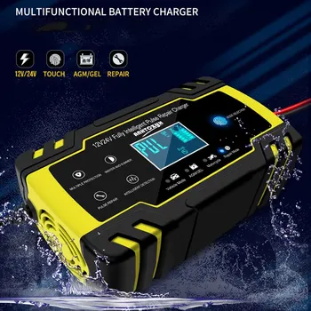 Car Battery Charger Digital LCD Display 12V 8A/24V Pulse Repair Fast Power Chargers Automatic Wet Dry Lead Acid Battery Chargers
Car Battery Charger Digital LCD Display 12V 8A/24V Pulse Repair Fast Power Chargers Automatic Wet Dry Lead Acid Battery Chargers