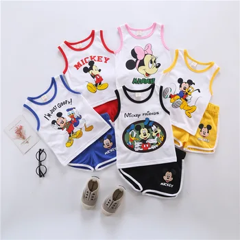 2020 Summer Mickey Children's Two-piece set 100%Cotton Suit Children Set Children's Clothing Set Girls Boys Clothing Sets 1-6yea
2020 Summer Mickey Children's Two-piece set 100%Cotton Suit Children Set Children's Clothing Set Girls Boys Clothing Sets 1-6yea