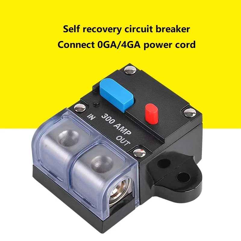 50A~300A Car Resettable Circuit Breaker Self-Recovery Fuse Manual Reset Button Circuit Breaker Fuse (Black)
50A~300A Car Resettable Circuit Breaker Self-Recovery Fuse Manual Reset Button Circuit Breaker Fuse (Black)
