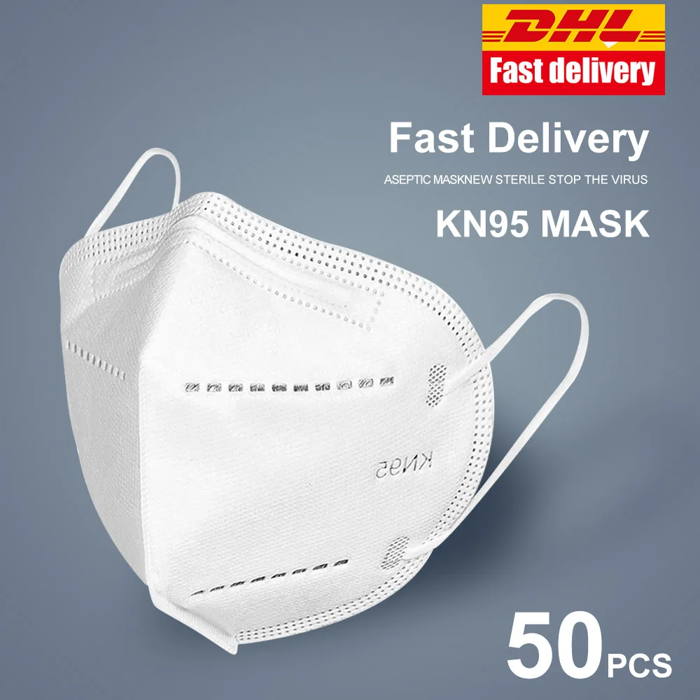 50Pcs KN95 Face Mask Anti Dust Bacterial N95 Mask 4-Layer PM2.5 Dustproof Protective 95% Filtration KN95 Mouth Muffle Cover
50Pcs KN95 Face Mask Anti Dust Bacterial N95 Mask 4-Layer PM2.5 Dustproof Protective 95% Filtration KN95 Mouth Muffle Cover