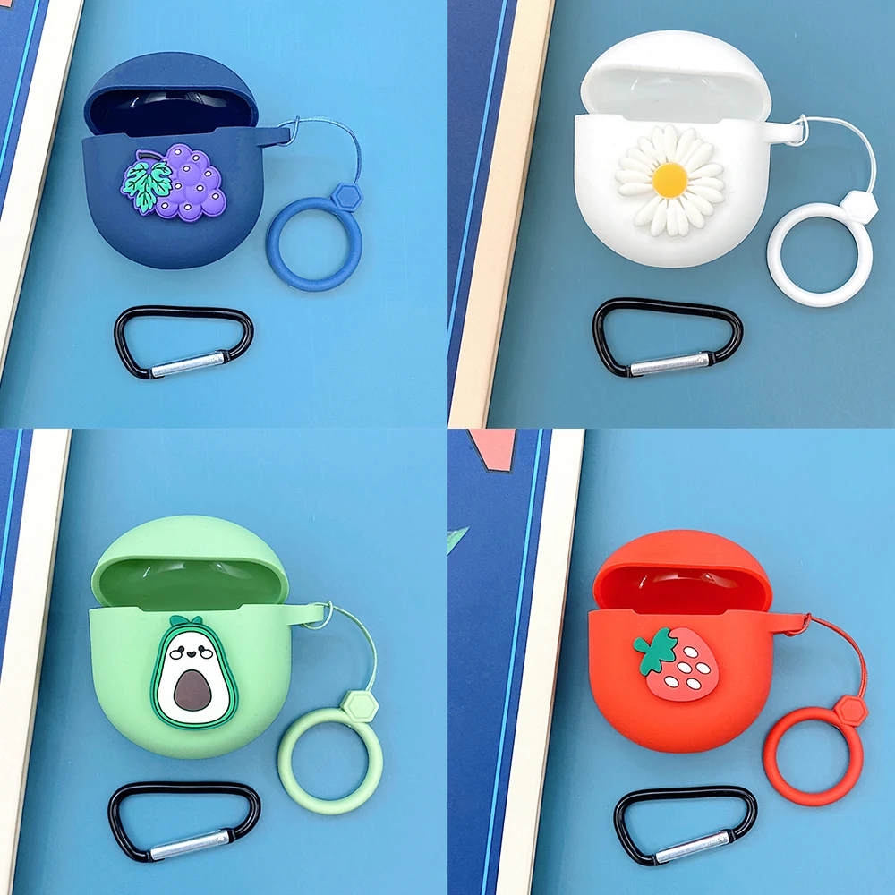 Cute Fruit Flower Silicone Case for Oneplus Buds TWS Bluetooth 5.0 Headphone Box Shockproof Protective Cover Headset Bag Keyring
Cute Fruit Flower Silicone Case for Oneplus Buds TWS Bluetooth 5.0 Headphone Box Shockproof Protective Cover Headset Bag Keyring