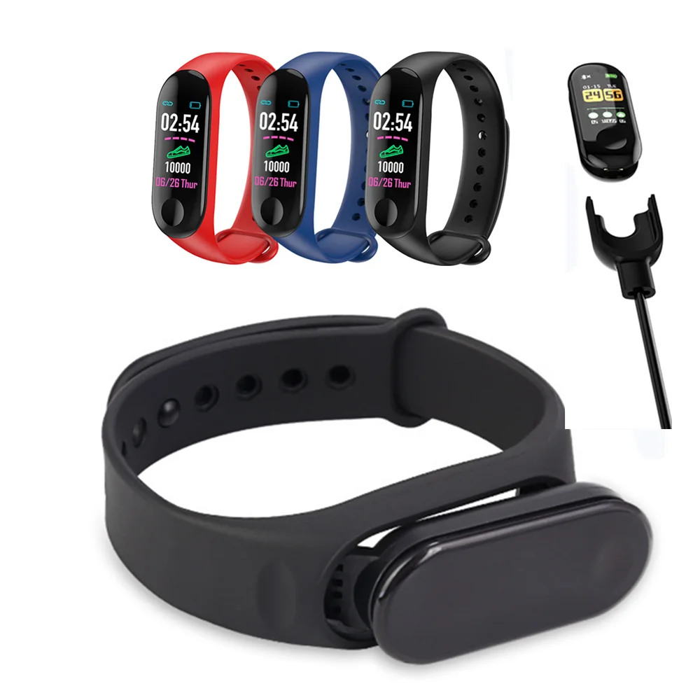 M3 Smarter Wristband Cardiac Frequency Monitor Clock From Smart Pulse FitnessTracker Smart Band with a spare strap
M3 Smarter Wristband Cardiac Frequency Monitor Clock From Smart Pulse FitnessTracker Smart Band with a spare strap