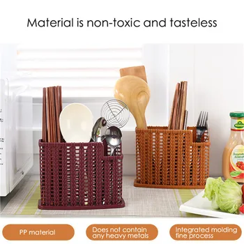 TTLIFE Plastic Drain Chopsticks Rack Multi-function Kitchen Cutlery Storage Rack Free Punch Chopsticks Cage Spoon Rack Organizer
TTLIFE Plastic Drain Chopsticks Rack Multi-function Kitchen Cutlery Storage Rack Free Punch Chopsticks Cage Spoon Rack Organizer