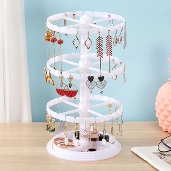 Rotating Earrings Storage Rack Metal Organize Bracelets and Necklaces Pendant Jewelry Display Female Earring Display Stand
Rotating Earrings Storage Rack Metal Organize Bracelets and Necklaces Pendant Jewelry Display Female Earring Display Stand