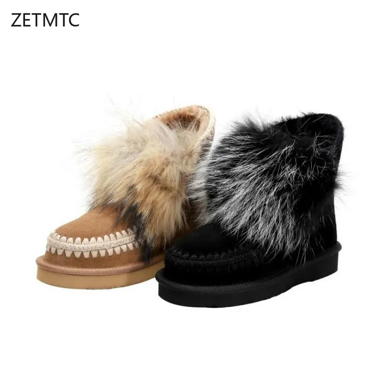 women winter shoes 2019 new Snow Boots Cow Suede Low heel Warmer Plush Suede Rubber Flat Slip On Fashion Platform Ladies Shoes
women winter shoes 2019 new Snow Boots Cow Suede Low heel Warmer Plush Suede Rubber Flat Slip On Fashion Platform Ladies Shoes