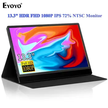 Eyoyo EM13R IPS HDR Portable Gaming Monitor HDMI USB C 72% NTSC LCD Screen 13.3" 1080P Second Display for Phone Xbox Switch PS4
Eyoyo EM13R IPS HDR Portable Gaming Monitor HDMI USB C 72% NTSC LCD Screen 13.3" 1080P Second Display for Phone Xbox Switch PS4