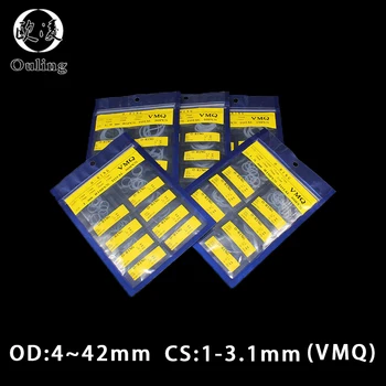 White Silicon Rubber O-ring Silicone/VMQ thickness CS1/1.5/1.9/2.4/3.1mm Seal Ring Gasket multiple size repair kit combination
White Silicon Rubber O-ring Silicone/VMQ thickness CS1/1.5/1.9/2.4/3.1mm Seal Ring Gasket multiple size repair kit combination