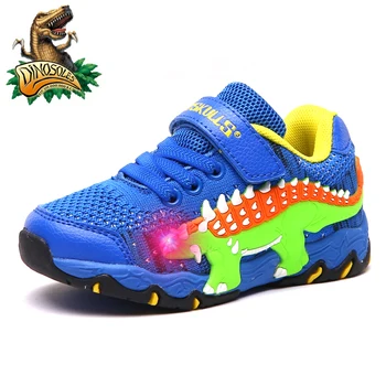 Dinoskulls Kids 20 Autumn LED Running Shoes For Boys Dinosaur With Light Children Sneakers Fashion Breathable Mesh Outdoor Shoes
Dinoskulls Kids 20 Autumn LED Running Shoes For Boys Dinosaur With Light Children Sneakers Fashion Breathable Mesh Outdoor Shoes