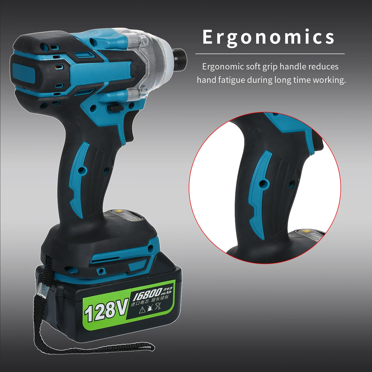 Brushless Cordless Electric Drill Screwdriver Wrench With 2pcs16800mAh Rechargeable Lithium Battery Wrench Tool Set Power Tools
Brushless Cordless Electric Drill Screwdriver Wrench With 2pcs16800mAh Rechargeable Lithium Battery Wrench Tool Set Power Tools