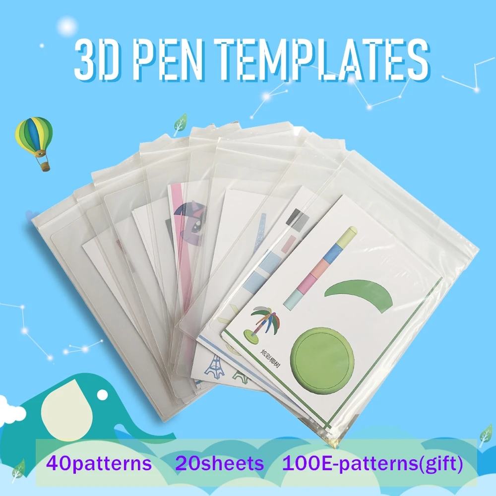 40 Patterns 20 Sheets 3D Pen Template Pattern Thick Paper + 1pc Graffiti Film Board For Myriwell Sunlu 3D Pen Tool Parts
40 Patterns 20 Sheets 3D Pen Template Pattern Thick Paper + 1pc Graffiti Film Board For Myriwell Sunlu 3D Pen Tool Parts