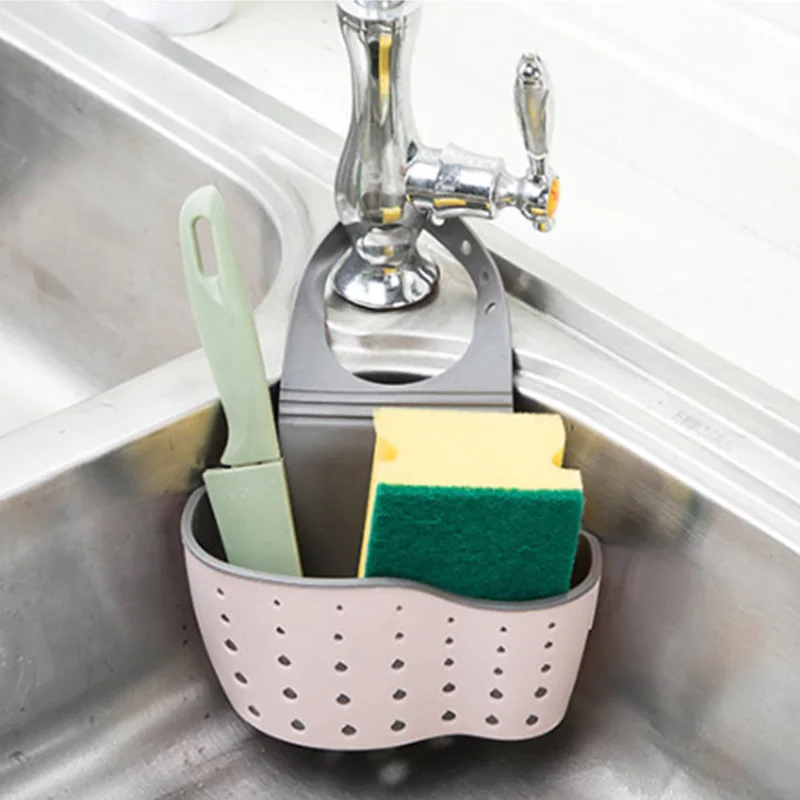 Adjustable Snap Sink Rack Hanging Kitchen Organizer Sink Soap Sponge Drain Rack Bathroom Holder Kitchen Accessories Wash 
Adjustable Snap Sink Rack Hanging Kitchen Organizer Sink Soap Sponge Drain Rack Bathroom Holder Kitchen Accessories Wash