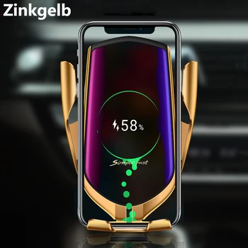 Smart Wireless Car Charger Holder Infrared Sensor Auto Clamping 10W Qi Fast Charging Car Mount Wireless Charger Phone Holder 
Smart Wireless Car Charger Holder Infrared Sensor Auto Clamping 10W Qi Fast Charging Car Mount Wireless Charger Phone Holder