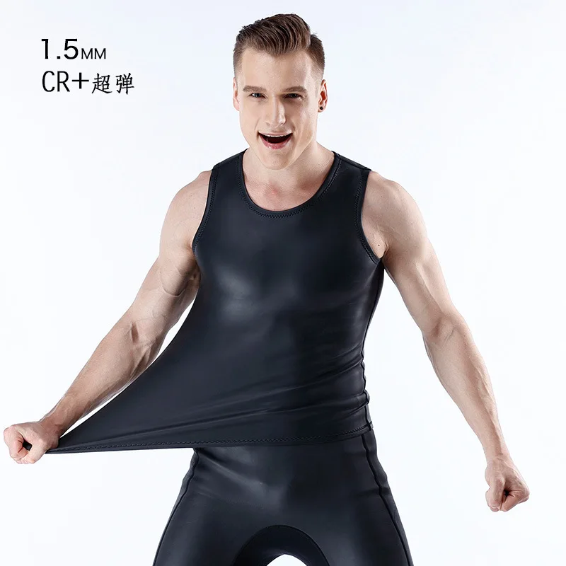 1.5 Mm Neoprene CR + Super Elastic Men's Diviing Tank Top Diving Suit Warm Outdoor Diving Suit
1.5 Mm Neoprene CR + Super Elastic Men's Diviing Tank Top Diving Suit Warm Outdoor Diving Suit