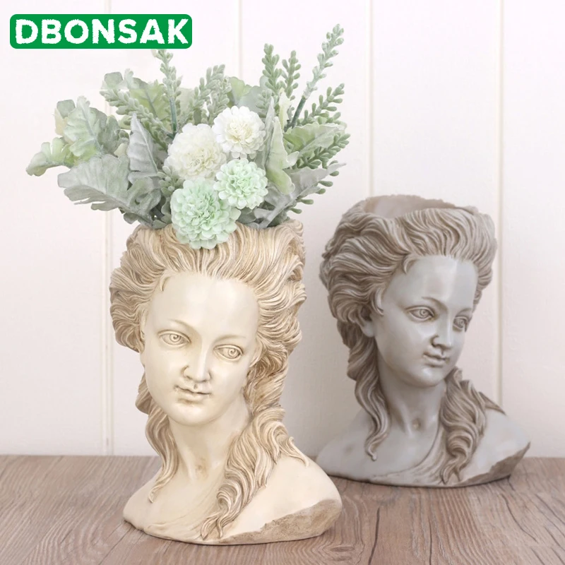1 Piece Succulent Plant Flower Pot The Head Of Elegant Greek Goddess Bonsai Planter Garden Pots Hand Crafts Home Desktop Decor
1 Piece Succulent Plant Flower Pot The Head Of Elegant Greek Goddess Bonsai Planter Garden Pots Hand Crafts Home Desktop Decor