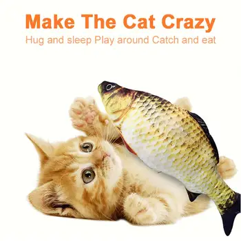 Hot Sale Electronic Simulation Fish USB Charging Pet Plush Toy Catnip Interactive Playing Supplies Dropshiping
Hot Sale Electronic Simulation Fish USB Charging Pet Plush Toy Catnip Interactive Playing Supplies Dropshiping