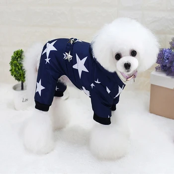 Puppy Dog Cotton Padded 4 Legged Winter Clothes Stars Pattern Fashion Hooded Jumpsuit For Dogs NC
Puppy Dog Cotton Padded 4 Legged Winter Clothes Stars Pattern Fashion Hooded Jumpsuit For Dogs NC