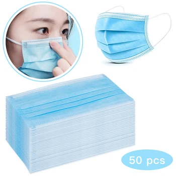 50pcs Masks Disposable Mouth Face Mask Protection Masks Breathable Dustproof 3-layer Earloop Respirator Health Care Face Mask
50pcs Masks Disposable Mouth Face Mask Protection Masks Breathable Dustproof 3-layer Earloop Respirator Health Care Face Mask