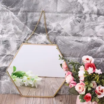 Nordic Hexagon Wall Hanging Mirror Gold Dressing Table Makeup Mirrors Bathroom 449C
Nordic Hexagon Wall Hanging Mirror Gold Dressing Table Makeup Mirrors Bathroom 449C