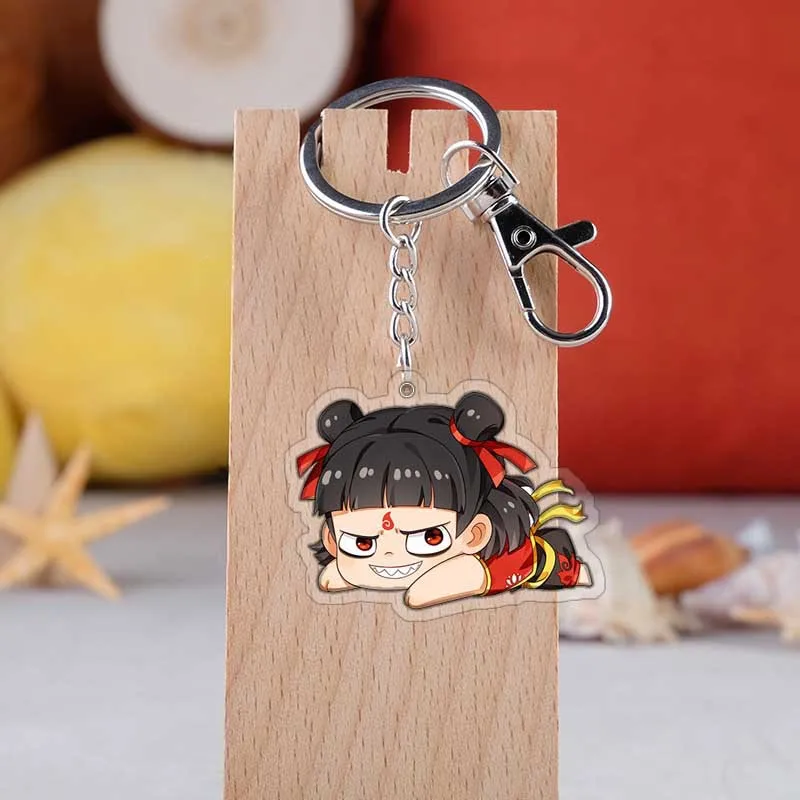 Anime Ne Zha Zhi Mo Tong Jiang Shi Keychain Fashion Cartoon Figure Acrylic Devil Child of Nezha Bag Car Key Pendants Keyrings
Anime Ne Zha Zhi Mo Tong Jiang Shi Keychain Fashion Cartoon Figure Acrylic Devil Child of Nezha Bag Car Key Pendants Keyrings