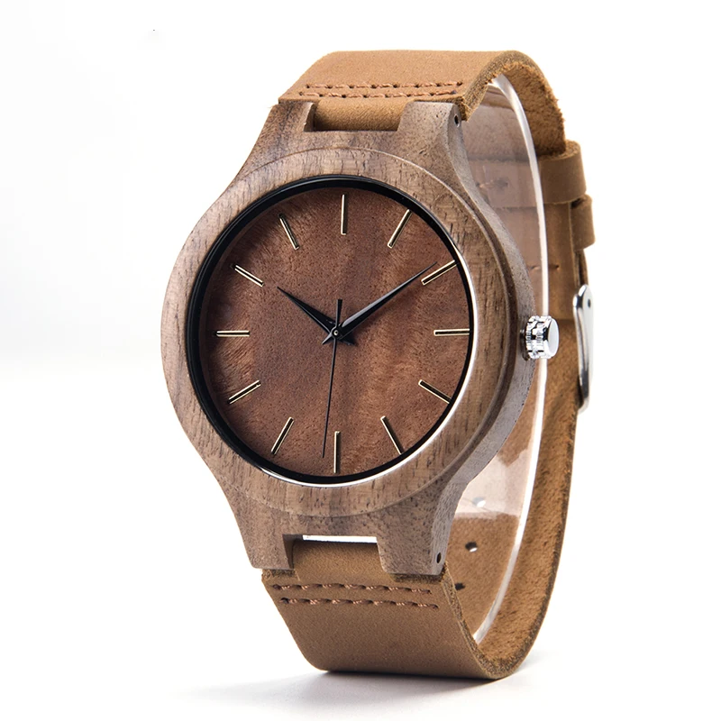 Мужские наручные часы с кожаным ремешком DODO DEER | Наручные