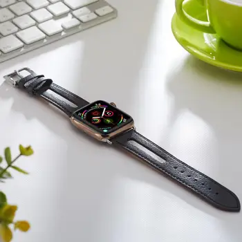 Leather loop Bracelet For Apple Watch band 44 40mm Replacement Strap Accessories 38 42mm For iwatch 5 4 3 2 1 Smart Watch Belt 
Leather loop Bracelet For Apple Watch band 44 40mm Replacement Strap Accessories 38 42mm For iwatch 5 4 3 2 1 Smart Watch Belt