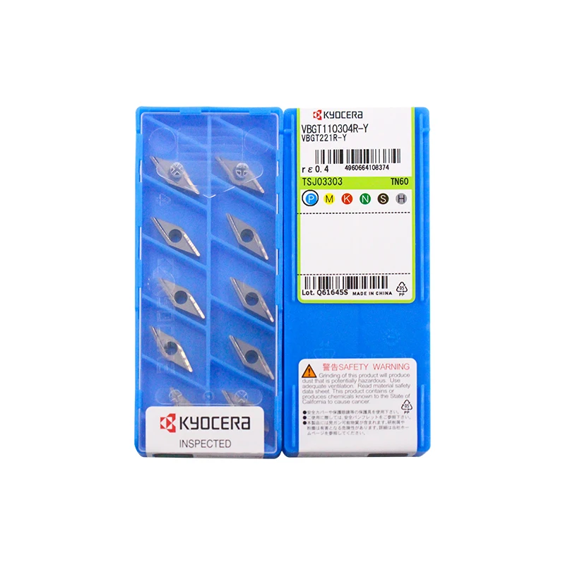 VBGT110304R-Y TN60 100% Original KYOCERA carbide insert with the best quality 10pcs/lot free shipping
VBGT110304R-Y TN60 100% Original KYOCERA carbide insert with the best quality 10pcs/lot free shipping