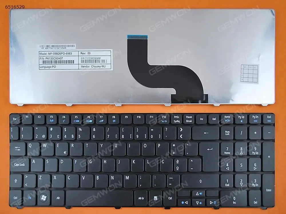 New Replacement notebook laptop keyboard for ACER AS5741G 5410T 5536 5536G 5738 BLACK(Compatible with 5810T)(OEM Keyboard)
New Replacement notebook laptop keyboard for ACER AS5741G 5410T 5536 5536G 5738 BLACK(Compatible with 5810T)(OEM Keyboard)