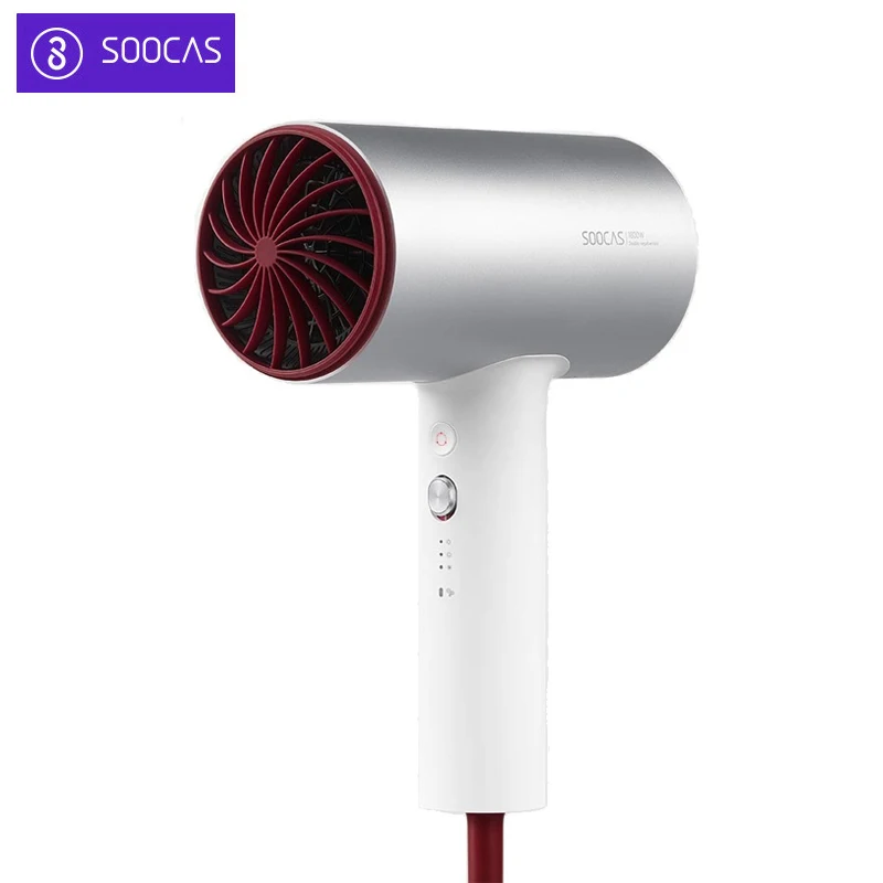 SOOCAS H3S Профессиональный фен с отрицательными ионами 1800 Вт горячий холодный ветер