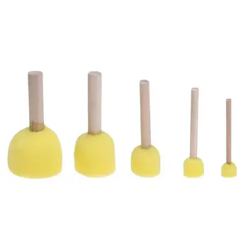 Kid Sponge Paint Brush Original Wooden Handle Painting Graffiti Early Toy DIY Art Supplies Gifts 4Pcs/set
Kid Sponge Paint Brush Original Wooden Handle Painting Graffiti Early Toy DIY Art Supplies Gifts 4Pcs/set