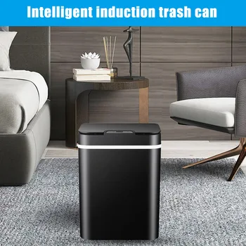 Trash Can Garbage Touchless Automatic Stainless Steel for Home Kitchen Bedroom VJ-Drop
Trash Can Garbage Touchless Automatic Stainless Steel for Home Kitchen Bedroom VJ-Drop