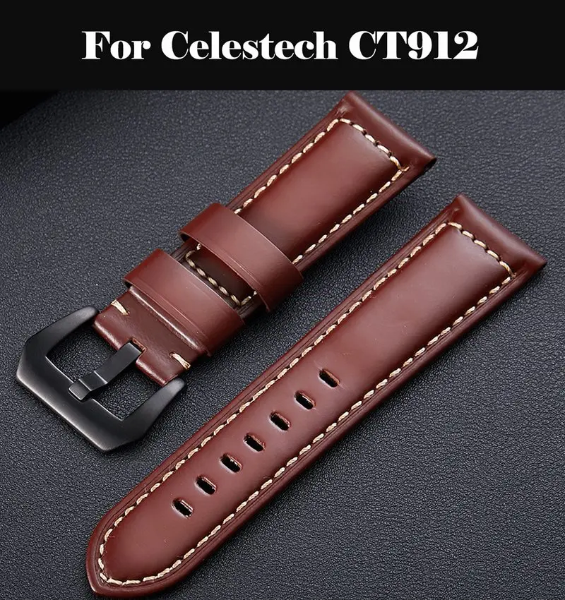 Genuine Leather Watch Band Strap for Watchband size 16 18 19 20 21 22 24 mm Black Watch wristband Bracelet For Celestech CT912
Genuine Leather Watch Band Strap for Watchband size 16 18 19 20 21 22 24 mm Black Watch wristband Bracelet For Celestech CT912