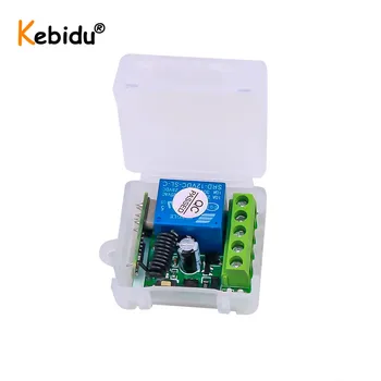 KEBIDU DC 12V 1CH 433 Mhz Wireless Remote Control Switch Relay 433Mhz Receiver Module For Learning Code Transmitter Remote
KEBIDU DC 12V 1CH 433 Mhz Wireless Remote Control Switch Relay 433Mhz Receiver Module For Learning Code Transmitter Remote
