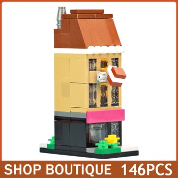 Mini City Architecture Series Model DIY Assemble Shop City Street View MOC Building Blocks Bricks Educational Toys for Kids Gift 
Mini City Architecture Series Model DIY Assemble Shop City Street View MOC Building Blocks Bricks Educational Toys for Kids Gift
