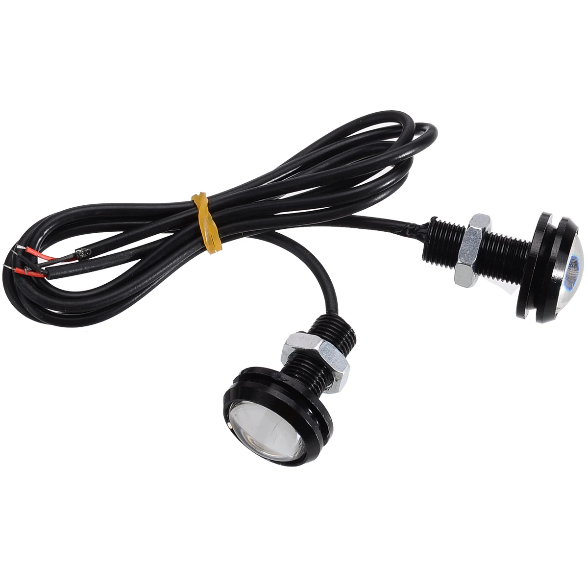 2pcs/set 23mm Red LED 12V Eagle Eye Brake Running Light Stop Parking Tail Signal Light Universal For Motorcycle Car