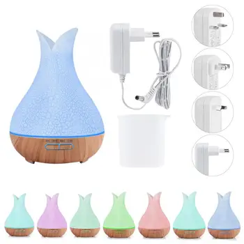 400ml Wood Grain Air Humidifier Aroma Essential Oil Diffuser with 7 Color Changing Lights for Office Home 100-240V
400ml Wood Grain Air Humidifier Aroma Essential Oil Diffuser with 7 Color Changing Lights for Office Home 100-240V