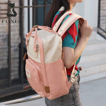 FOXER Japanese and Korea Style Girl School Satchel Casual Large Capacity Travel Rucksack Women Laptop Backpack Canvas Travel Bag
FOXER Japanese and Korea Style Girl School Satchel Casual Large Capacity Travel Rucksack Women Laptop Backpack Canvas Travel Bag