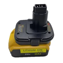 DCA1820 Battery Adapter Fit For Dewalt 18V/20V Li-Ion Convert To Ni-Cad DCB200 Power Tool Battery Adapter Accessori
DCA1820 Battery Adapter Fit For Dewalt 18V/20V Li-Ion Convert To Ni-Cad DCB200 Power Tool Battery Adapter Accessori