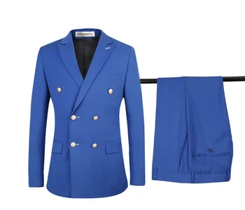 Groom Suits For Wedding Blue Jacket Men Jacket Ceremony Double Breasted Slim Fit Dress For Evening Wedding Business Casual
Groom Suits For Wedding Blue Jacket Men Jacket Ceremony Double Breasted Slim Fit Dress For Evening Wedding Business Casual