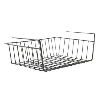 Cupboard Space Saving Kitchen Organizer Storage Basket Pantry Under Shelf Iron Art Dual Hook Cabinet Hanging Cup Holder Durable
Cupboard Space Saving Kitchen Organizer Storage Basket Pantry Under Shelf Iron Art Dual Hook Cabinet Hanging Cup Holder Durable